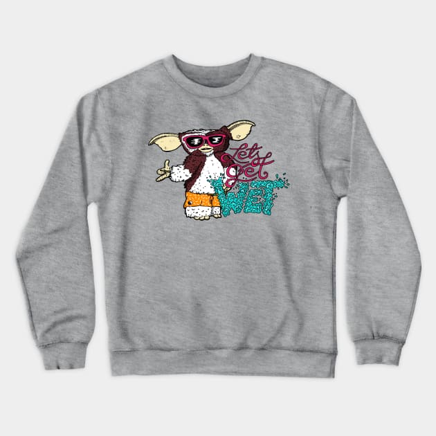 Let's get wet Crewneck Sweatshirt by Brian_John_Park